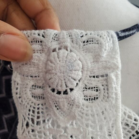 Almost Famous Spaghetti Strap Crochet T-Back Dress M - Picture 5 of 8